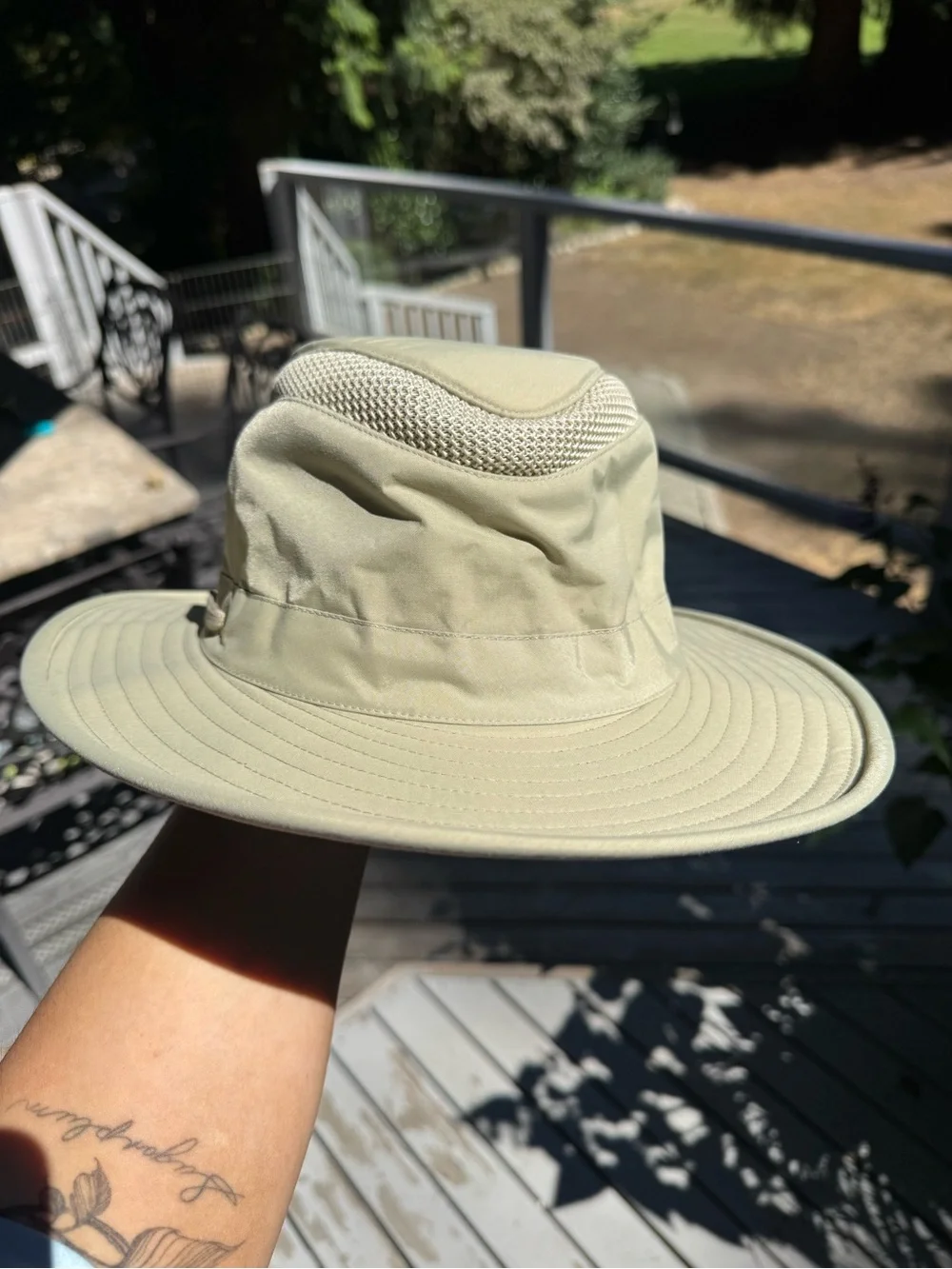 Tilley Men’s Airflo taupe Sun Hat